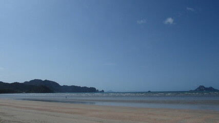 Beach at Krabi in Thailand.