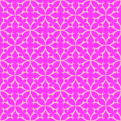 Thorn geometric round seamless repeat pattern background