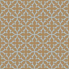 Thorn geometric round seamless repeat pattern background