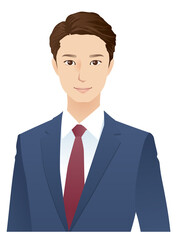 若い男性　ビジネスマン