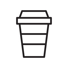 Coffee cup icon vector illustration.