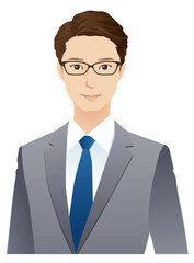 若い男性　ビジネスマン