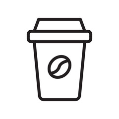 Coffee cup icon vector illustration.