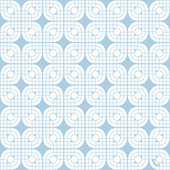 Geometric tile seamless repeat pattern background