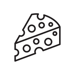 Cheese icon vector illustration.