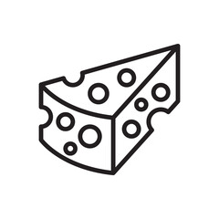 Cheese icon vector illustration.