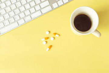 The food which I drink, and laying upon has bad with the medicine.  Medicine at work....