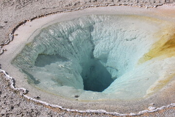 Belgian Pool Hot Spring In Yellowstone