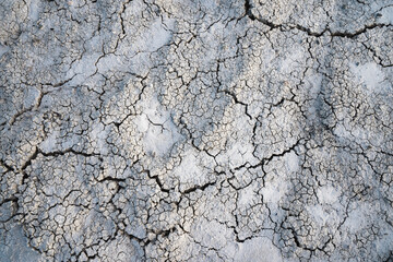 texture of dry desert soil