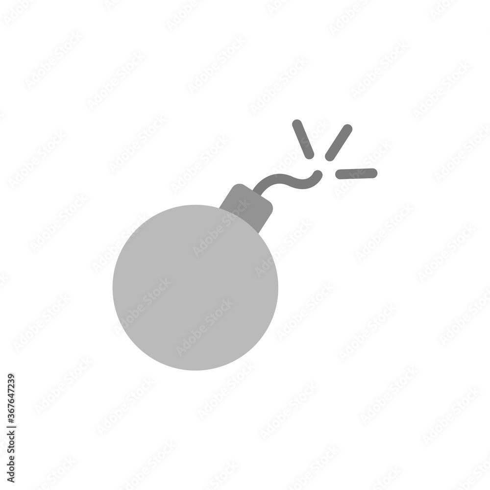Poster bomb icon. simple color vector elements of pirate icons for ui and ux, website or mobile application