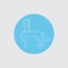 abstract horse icon