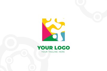 Colorful Isolated Community Logo Template