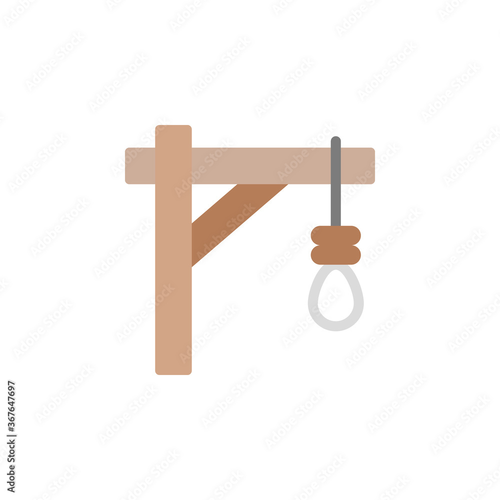 Poster rope icon. simple color vector elements of pirate icons for ui and ux, website or mobile application