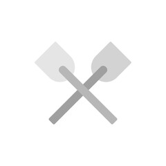 Spades icon. Simple color vector elements of pirate icons for ui and ux, website or mobile application