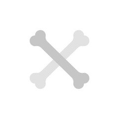 Bones icon. Simple color vector elements of pirate icons for ui and ux, website or mobile application