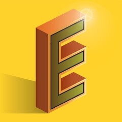 letter e