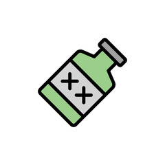 Drink, bottle icon. Simple color with outline vector elements of pirate icons for ui and ux, website or mobile application