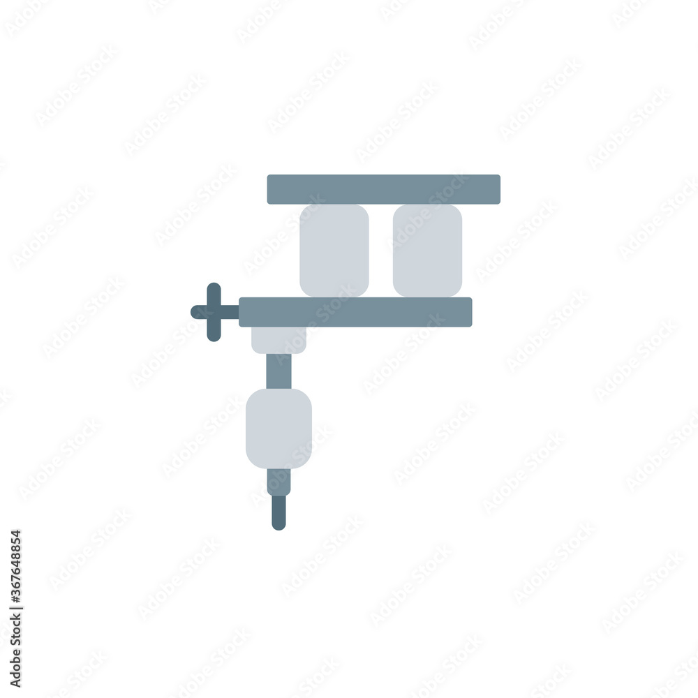 Aufkleber tattoo device icon. simple color vector elements of tattooing icons for ui and ux, website or mobile