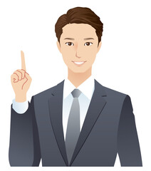 若い男性　ビジネスマン