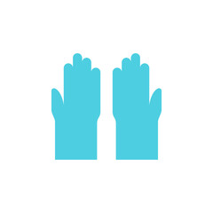 Gloves, tattoo icon. Simple color vector elements of tattooing icons for ui and ux, website or mobile application