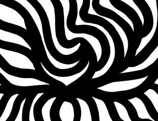 White and black vector. Grunge background. Abstract brush pattern.