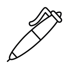 pen icon image, line style