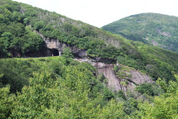 tunnel in mountains