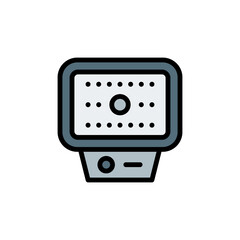 Tattoo device icon. Simple color with outline vector elements of tattooing icons for ui and ux, website or mobile application
