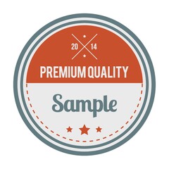 premium quality label