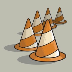 traffic cones