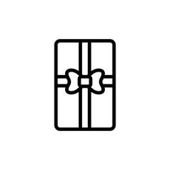 Gift, box, present icon. Simple line, outline vector elements of present icons for ui and ux, website or mobile application
