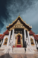 Templo de Marmol en la ciudad de Bangkok, Tailandia