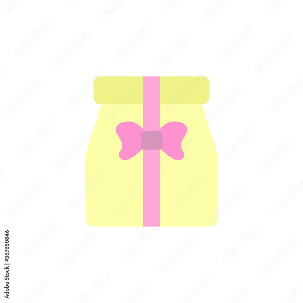 Poster gift, package, present icon. simple color vector elements of present icons for ui and ux, website or