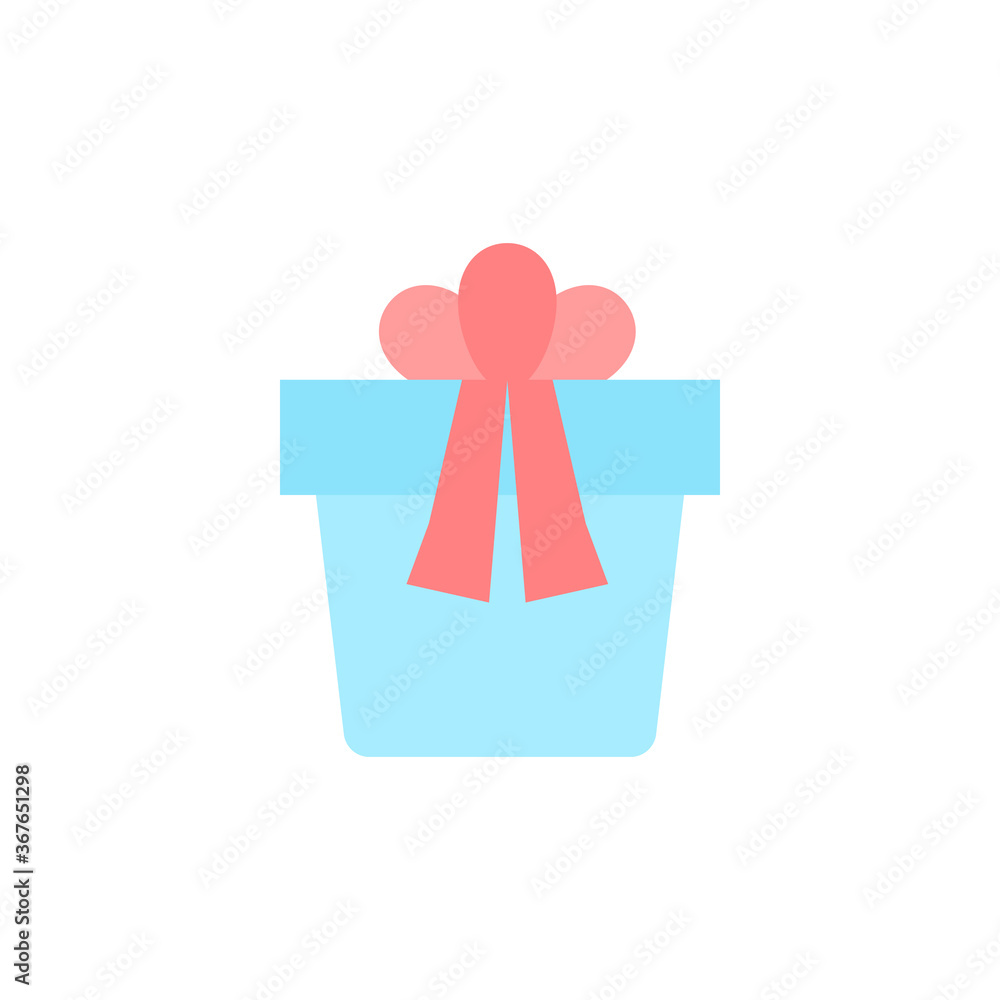 Poster gift, box, present icon. simple color vector elements of present icons for ui and ux, website or mob
