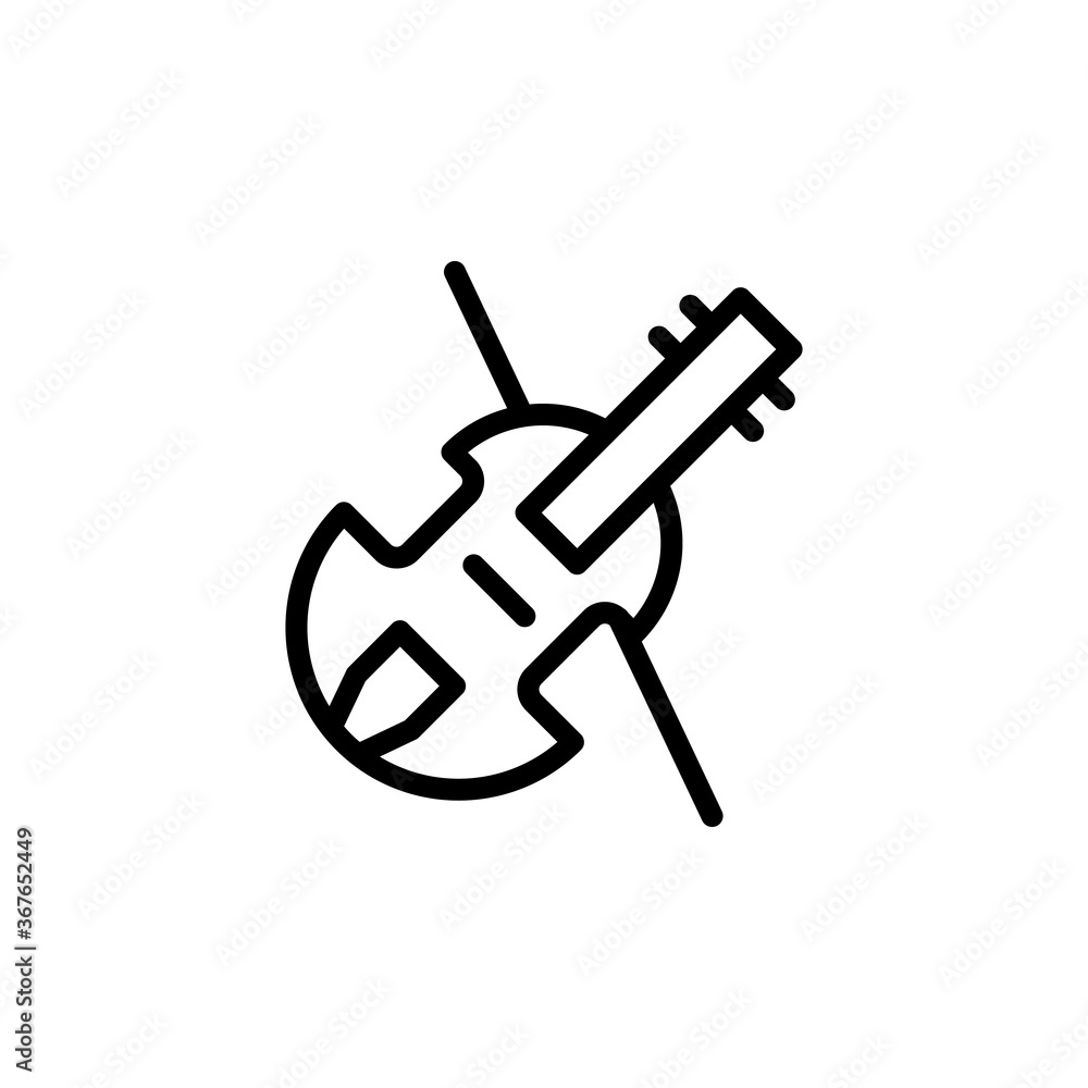 Poster icon. simple line, outline vector elements of cultural activities icons for ui and ux, website or mo