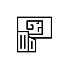 Building, drawing, architecture icon. Simple line, outline vector elements of cultural activities icons for ui and ux, website or mobile application