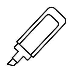 marker line style icon vector design