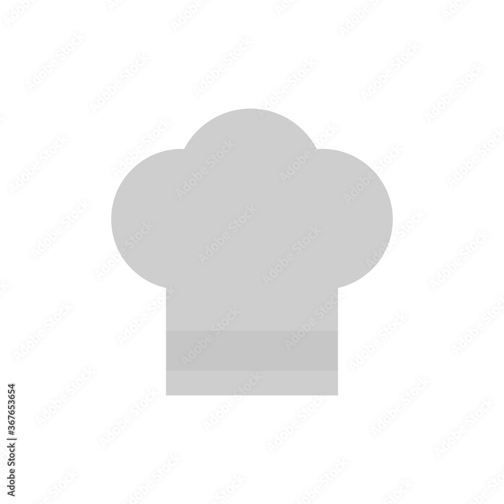 Poster cook, hat icon. simple color vector elements of public catering icons for ui and ux, website or mobi