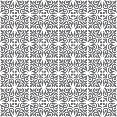 Ornamental seamless repeat tile pattern background