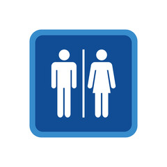  male and female toilet vector illustration EPS 10