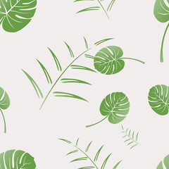 Modern pattern design with natural green style