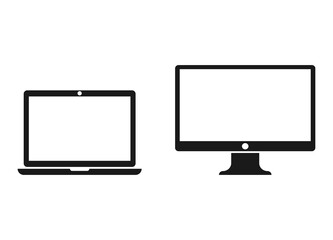 Device Icons laptop and desktop computer