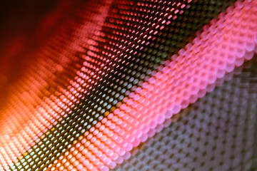 CloseUp LED blurred screen. LED soft focus background. abstract background ideal for design.