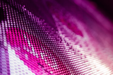 CloseUp LED blurred screen. LED soft focus background. abstract background ideal for design.