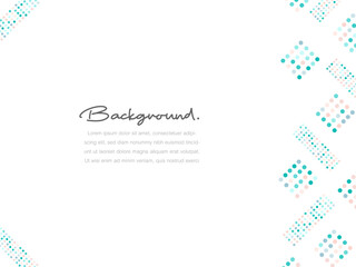 Creative minimal geometric dynamic shapes on white copy space background use for template, banner or wallpaper.