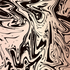 Marble Texture Vector Pink Liquid Paint Background. Fluid Paint Suminagashi Modern Pattern for Ice Cream, Cosmetics Ads, Stone Granite Design. Hipster Stone Marble Texture, Cool Neon Painting Splashes