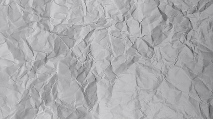 white crumpled paper texture. Wrinkled Paper background.