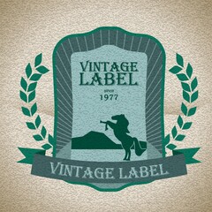 vintage label