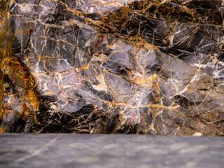 abstract background, creative texture of marble and gold foil, decorative marbling, artificial fashionable stone