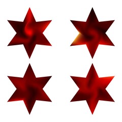 Collection of hexagram colored backgrounds.